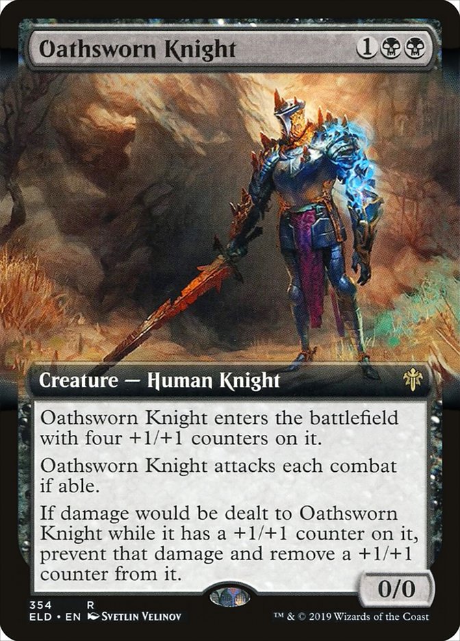 Oathsworn Knight (Extended Art) [Throne of Eldraine] | GrognardGamesBatavia