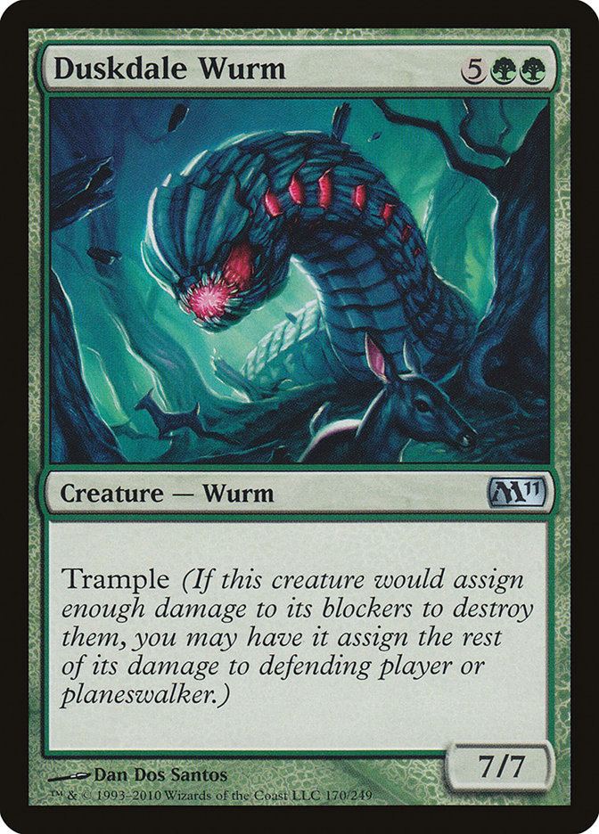 Duskdale Wurm [Magic 2011] | GrognardGamesBatavia