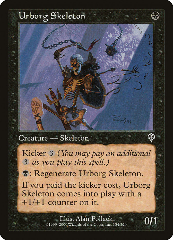 Urborg Skeleton [Invasion] | GrognardGamesBatavia