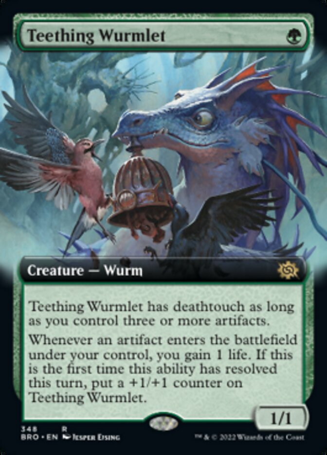 Teething Wurmlet (Extended Art) [The Brothers' War] | GrognardGamesBatavia