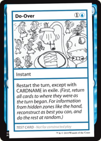 Do-Over (2021 Edition) [Mystery Booster Playtest Cards] | GrognardGamesBatavia