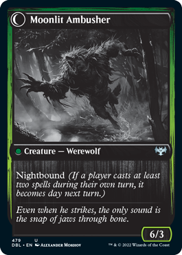 Oakshade Stalker // Moonlit Ambusher [Innistrad: Double Feature] | GrognardGamesBatavia