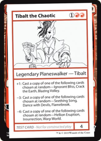 Tibalt the Chaotic (2021 Edition) [Mystery Booster Playtest Cards] | GrognardGamesBatavia