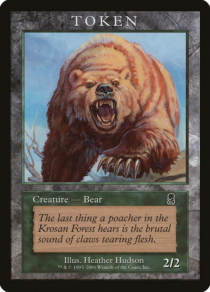 Bear Token [Magic Player Rewards 2001] | GrognardGamesBatavia