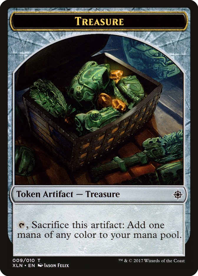 Treasure Token (009/010) [Ixalan Tokens] | GrognardGamesBatavia