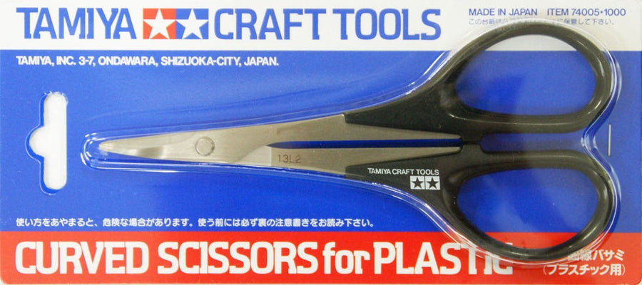 Tamiya Craft Tools Curved Scissors for Plastic | GrognardGamesBatavia