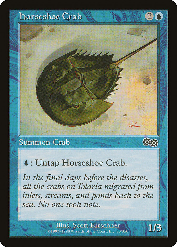 Horseshoe Crab [Urza's Saga] | GrognardGamesBatavia