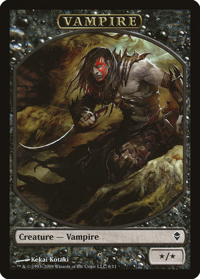 Vampire Token [Zendikar Tokens] | GrognardGamesBatavia