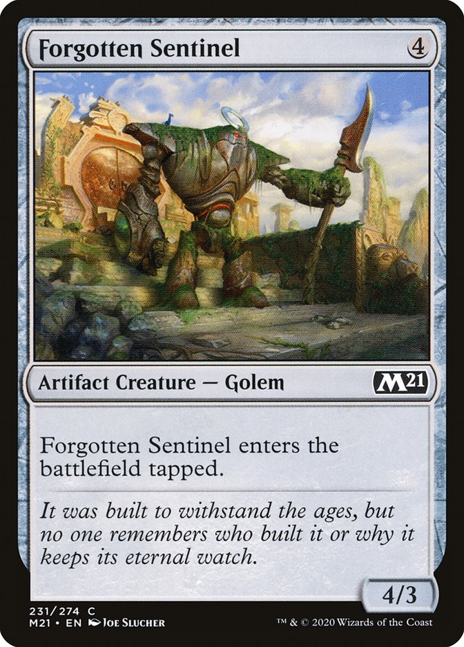 Forgotten Sentinel [Core Set 2021] | GrognardGamesBatavia