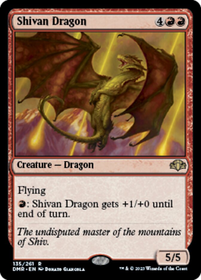 Shivan Dragon [Dominaria Remastered] | GrognardGamesBatavia