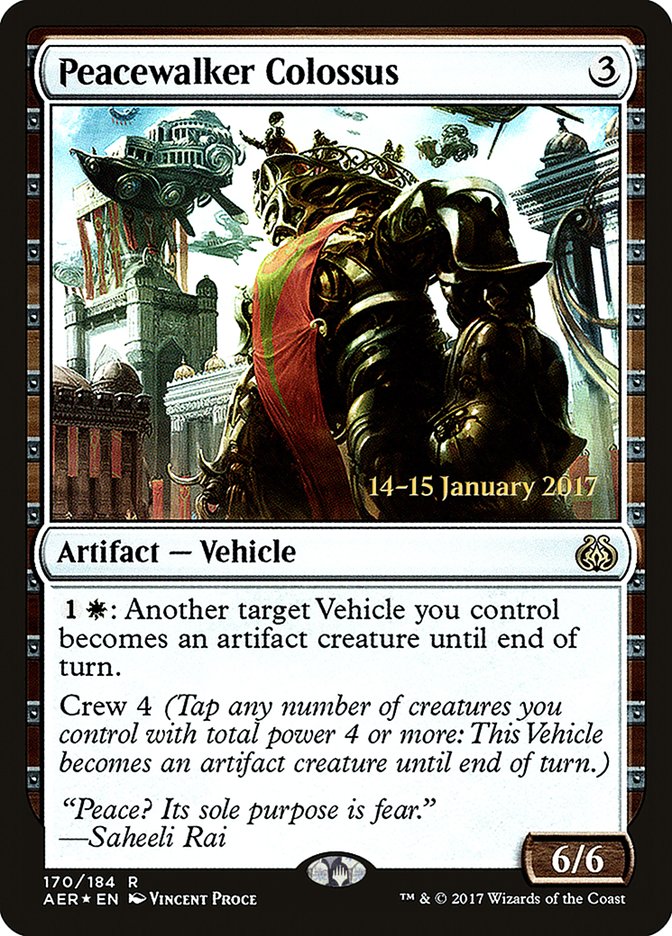 Peacewalker Colossus [Aether Revolt Prerelease Promos] | GrognardGamesBatavia