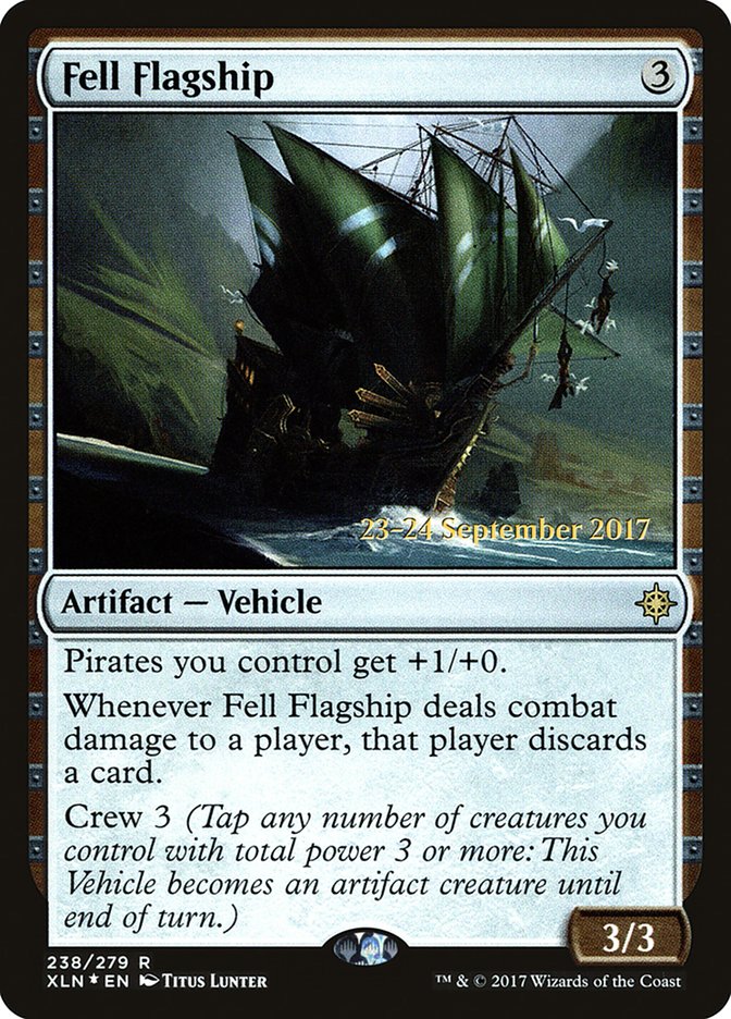 Fell Flagship [Ixalan Prerelease Promos] | GrognardGamesBatavia