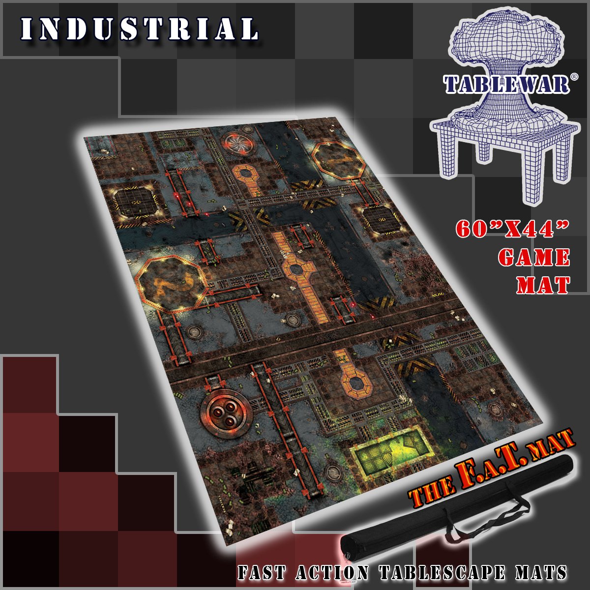 FAT MAT Industrial 60" x 44" | GrognardGamesBatavia