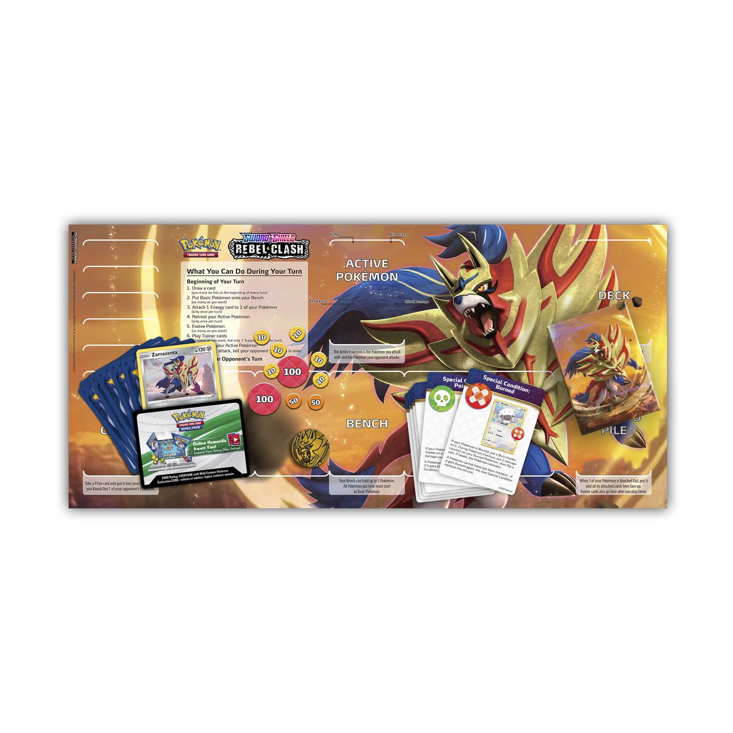 Sword & Shield: Rebel Clash - Theme Deck (Zamazenta) | GrognardGamesBatavia