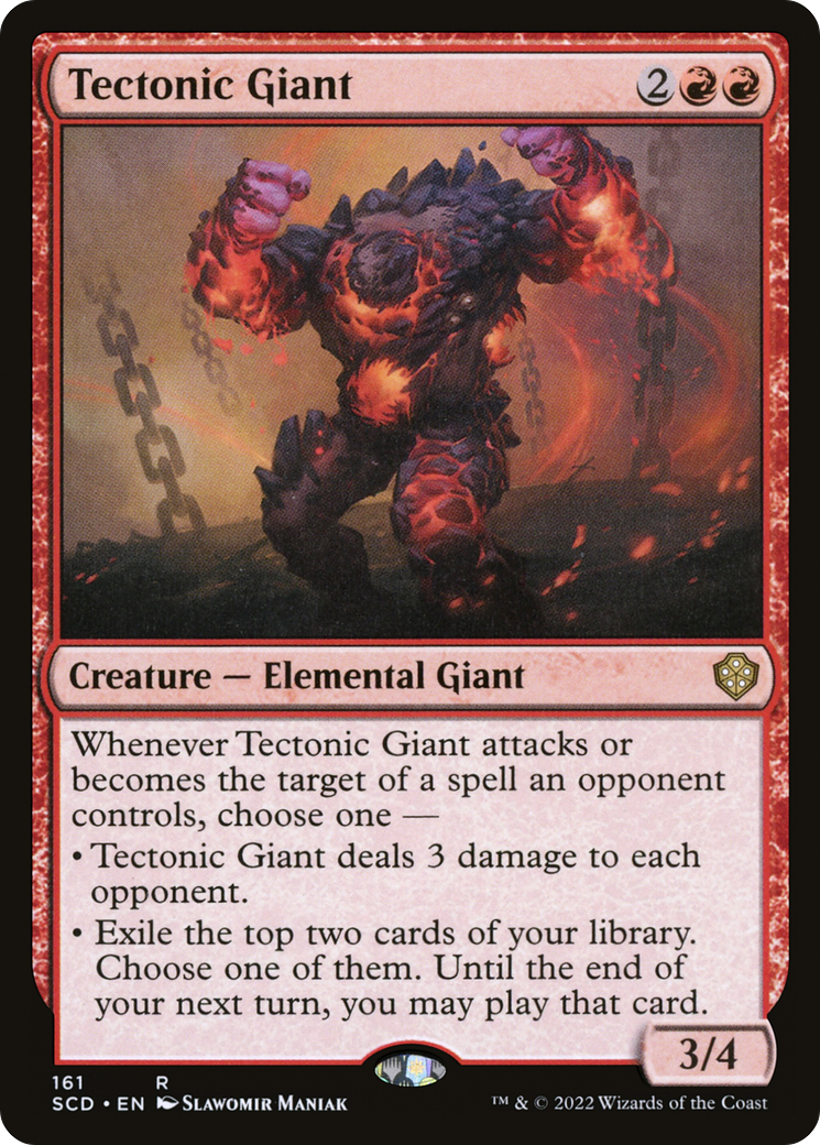 Tectonic Giant [Starter Commander Decks] | GrognardGamesBatavia