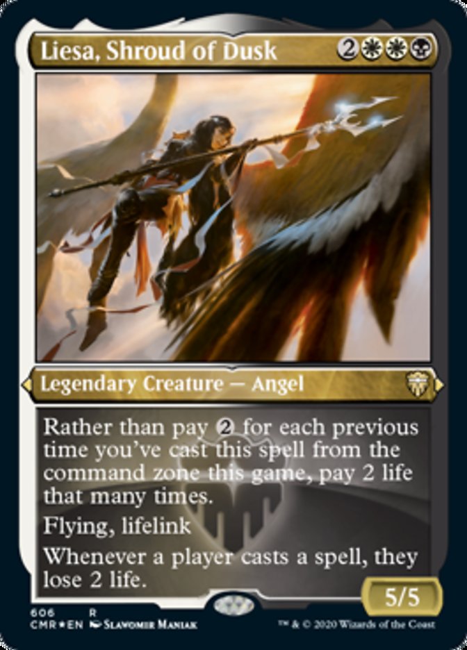 Liesa, Shroud of Dusk (Etched) [Commander Legends] | GrognardGamesBatavia