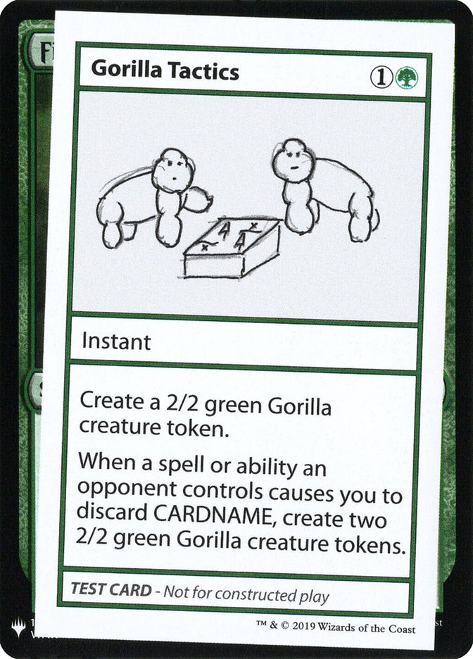 Gorilla Tactics [Mystery Booster Playtest Cards] | GrognardGamesBatavia