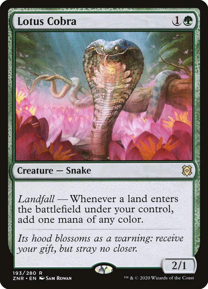 Lotus Cobra [Zendikar Rising] | GrognardGamesBatavia