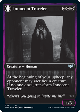 Innocent Traveler // Malicious Invader [Innistrad: Double Feature] | GrognardGamesBatavia