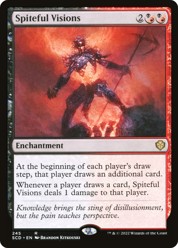 Spiteful Visions [Starter Commander Decks] | GrognardGamesBatavia