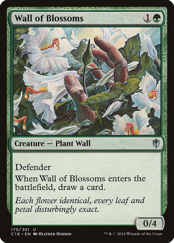 Wall of Blossoms [Commander 2016] | GrognardGamesBatavia