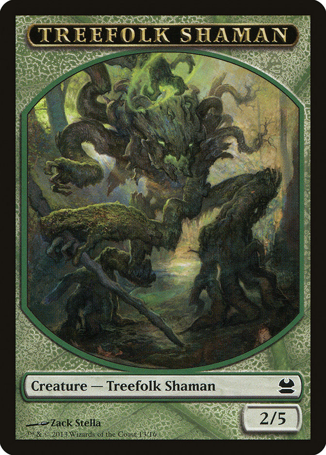 Treefolk Shaman Token [Modern Masters Tokens] | GrognardGamesBatavia