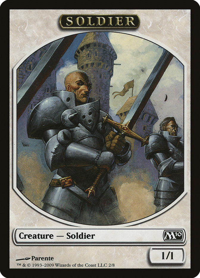 Soldier Token [Magic 2010 Tokens] | GrognardGamesBatavia