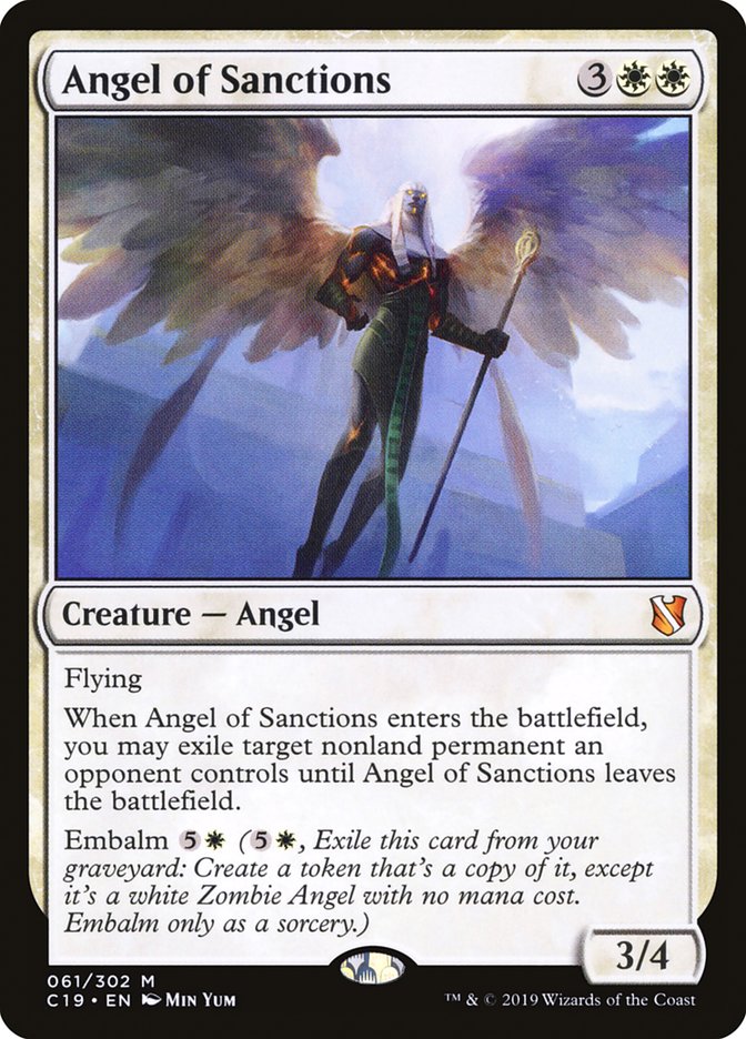Angel of Sanctions [Commander 2019] | GrognardGamesBatavia