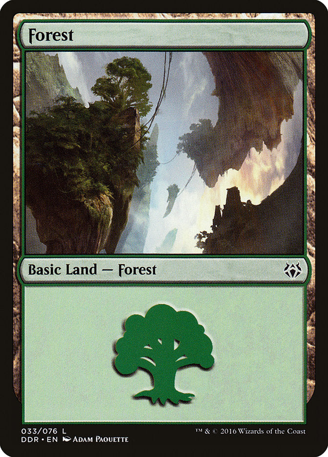 Forest (33) [Duel Decks: Nissa vs. Ob Nixilis] | GrognardGamesBatavia