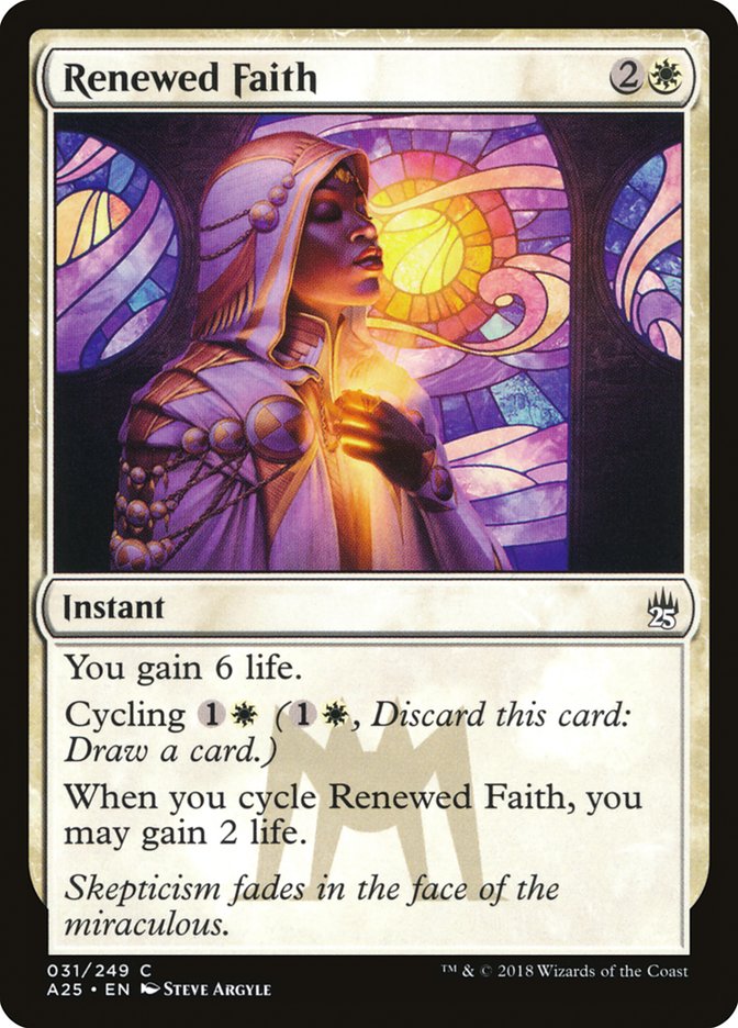 Renewed Faith [Masters 25] | GrognardGamesBatavia
