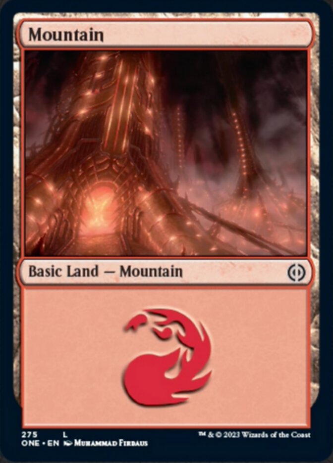 Mountain (275) [Phyrexia: All Will Be One] | GrognardGamesBatavia