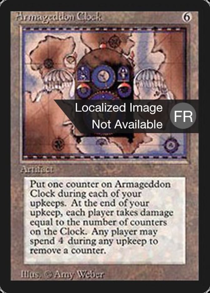 Armageddon Clock [Foreign Black Border] | GrognardGamesBatavia