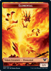 Elemental // Spirit (009) Double-Sided Token [Kamigawa: Neon Dynasty Commander Tokens] | GrognardGamesBatavia