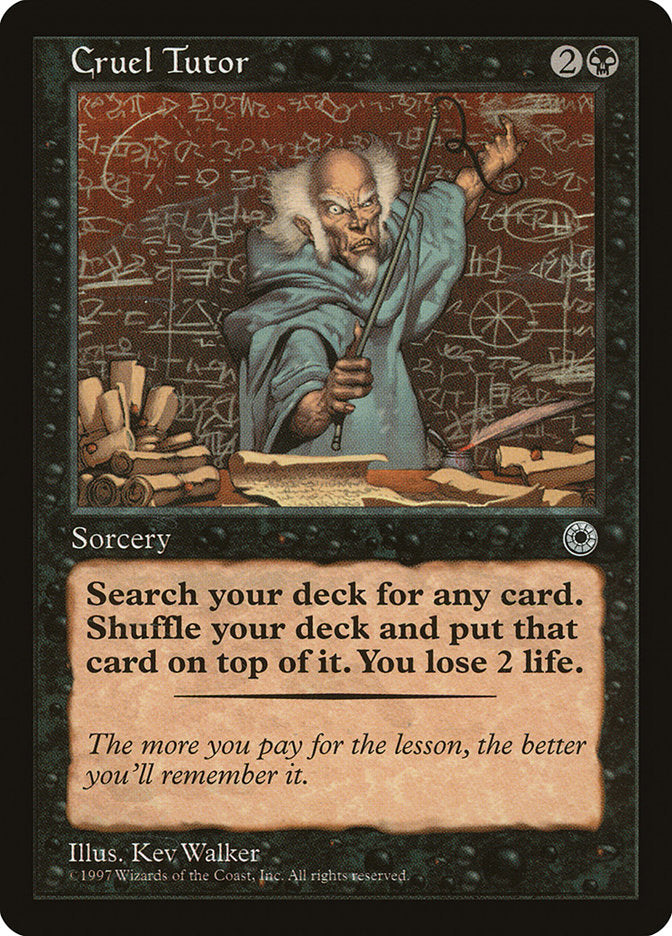 Cruel Tutor [Portal] | GrognardGamesBatavia