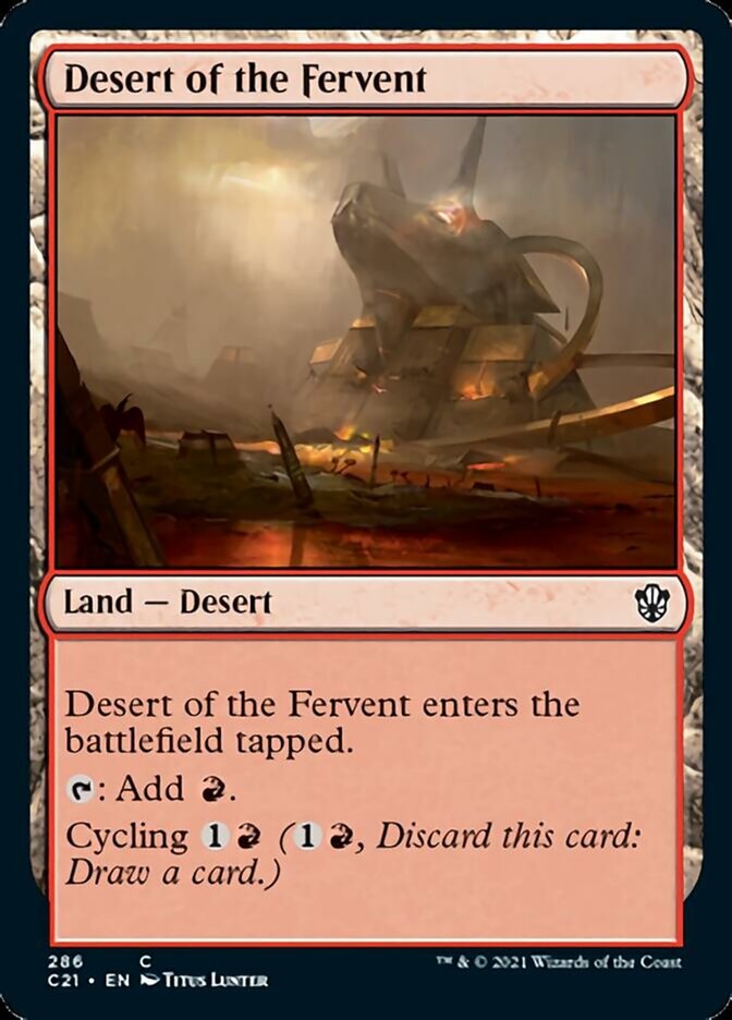 Desert of the Fervent [Commander 2021] | GrognardGamesBatavia