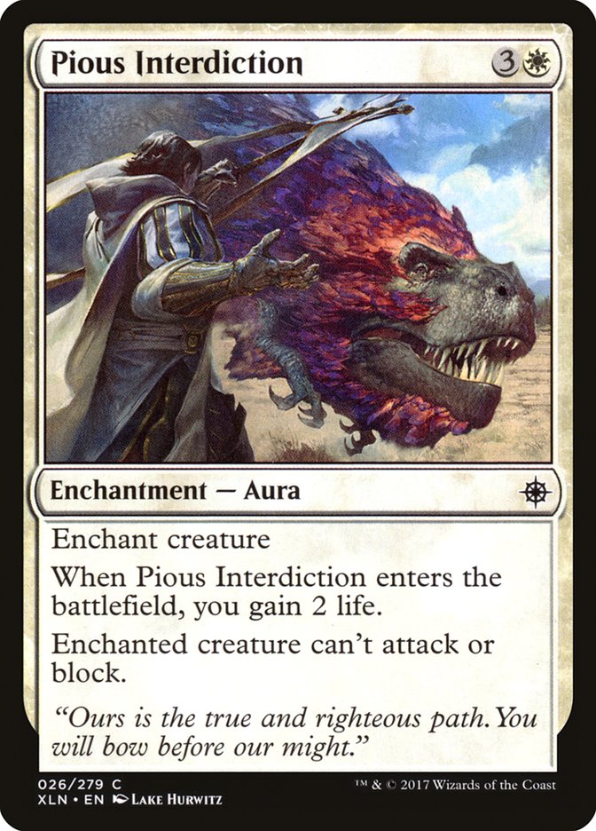 Pious Interdiction [Ixalan] | GrognardGamesBatavia