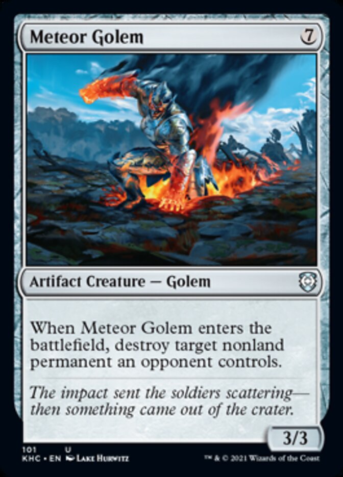 Meteor Golem [Kaldheim Commander] | GrognardGamesBatavia