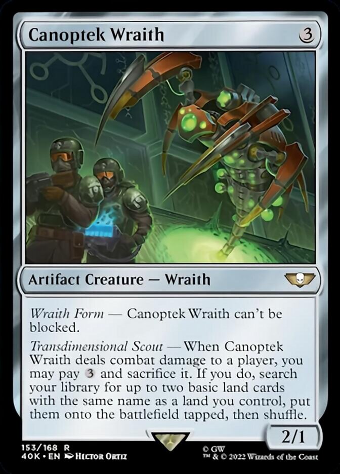 Canoptek Wraith (Surge Foil) [Universes Beyond: Warhammer 40,000] | GrognardGamesBatavia