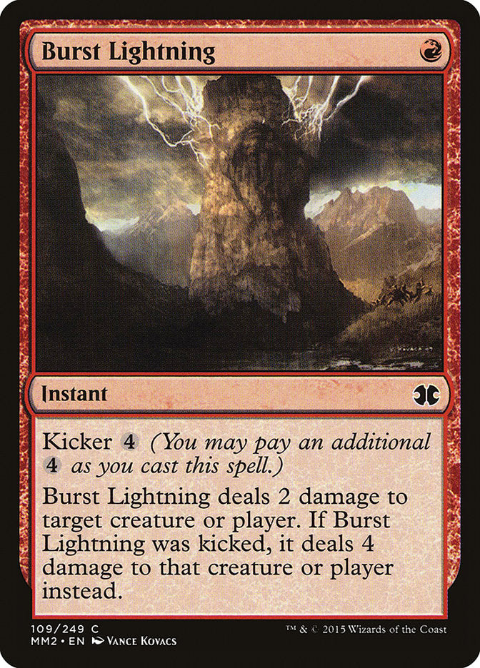 Burst Lightning [Modern Masters 2015] | GrognardGamesBatavia