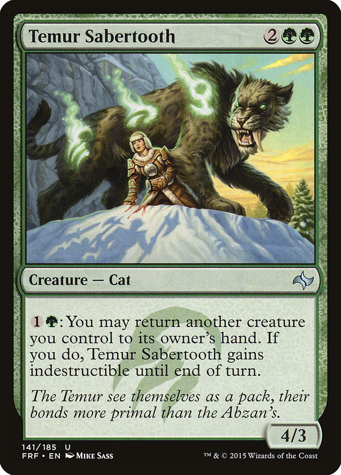 Temur Sabertooth [Fate Reforged] | GrognardGamesBatavia