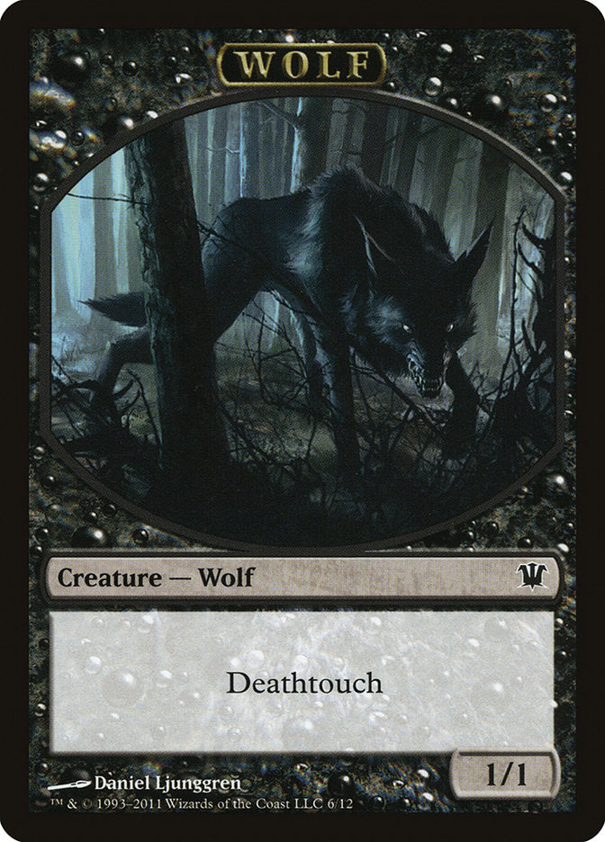 Wolf Token (6/12) [Innistrad Tokens] | GrognardGamesBatavia