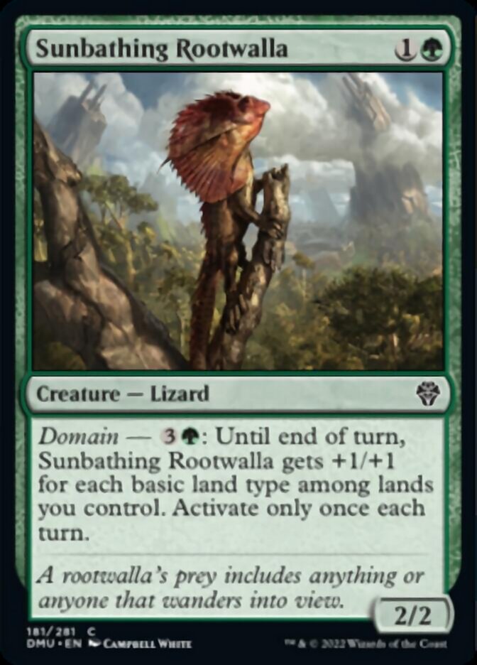 Sunbathing Rootwalla [Dominaria United] | GrognardGamesBatavia