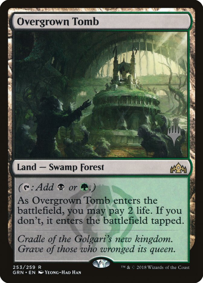 Overgrown Tomb (Promo Pack) [Guilds of Ravnica Promos] | GrognardGamesBatavia