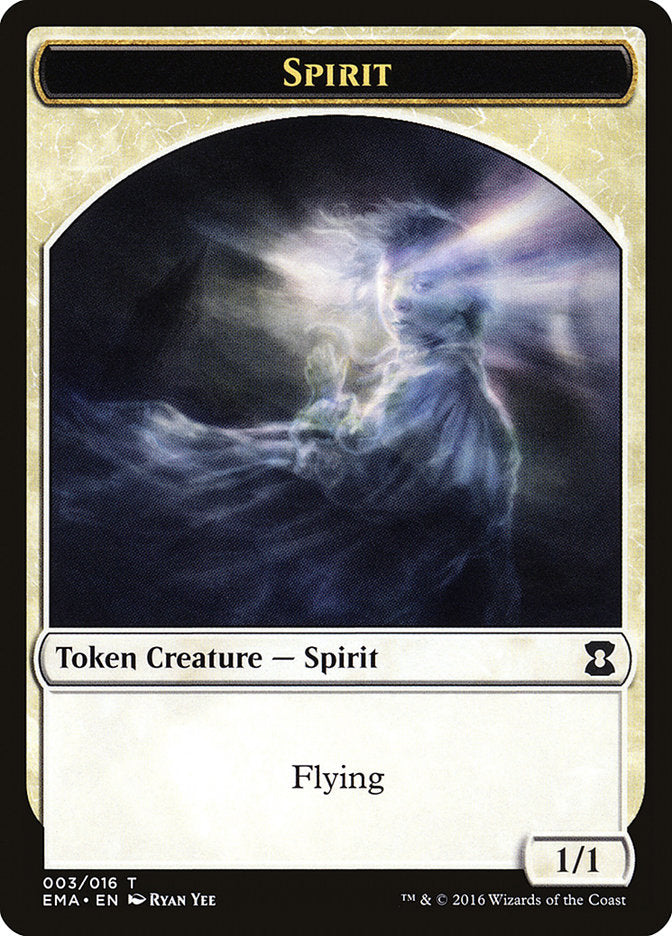 Spirit Token (003/016) [Eternal Masters Tokens] | GrognardGamesBatavia