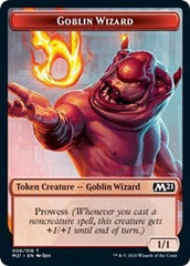 Goblin Wizard // Treasure Double-Sided Token [Core Set 2021 Tokens] | GrognardGamesBatavia