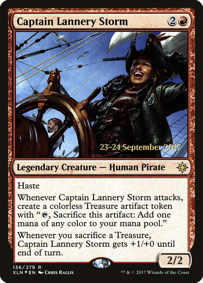 Captain Lannery Storm [Ixalan Prerelease Promos] | GrognardGamesBatavia
