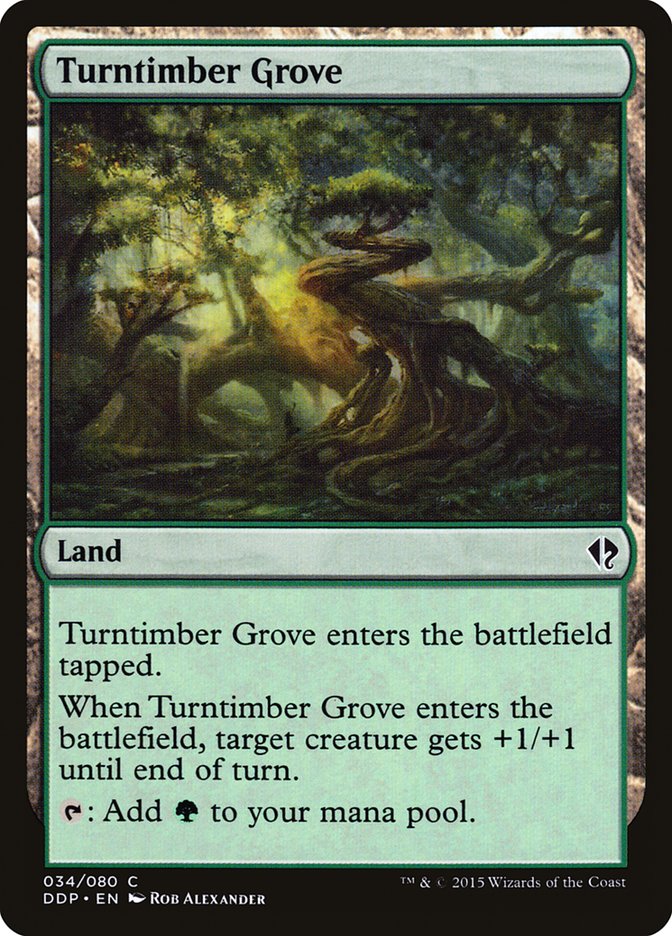 Turntimber Grove [Duel Decks: Zendikar vs. Eldrazi] | GrognardGamesBatavia