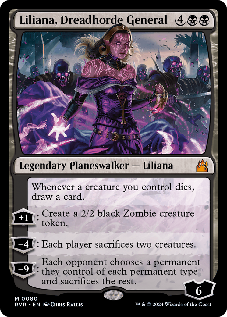 Liliana, Dreadhorde General [Ravnica Remastered] | GrognardGamesBatavia