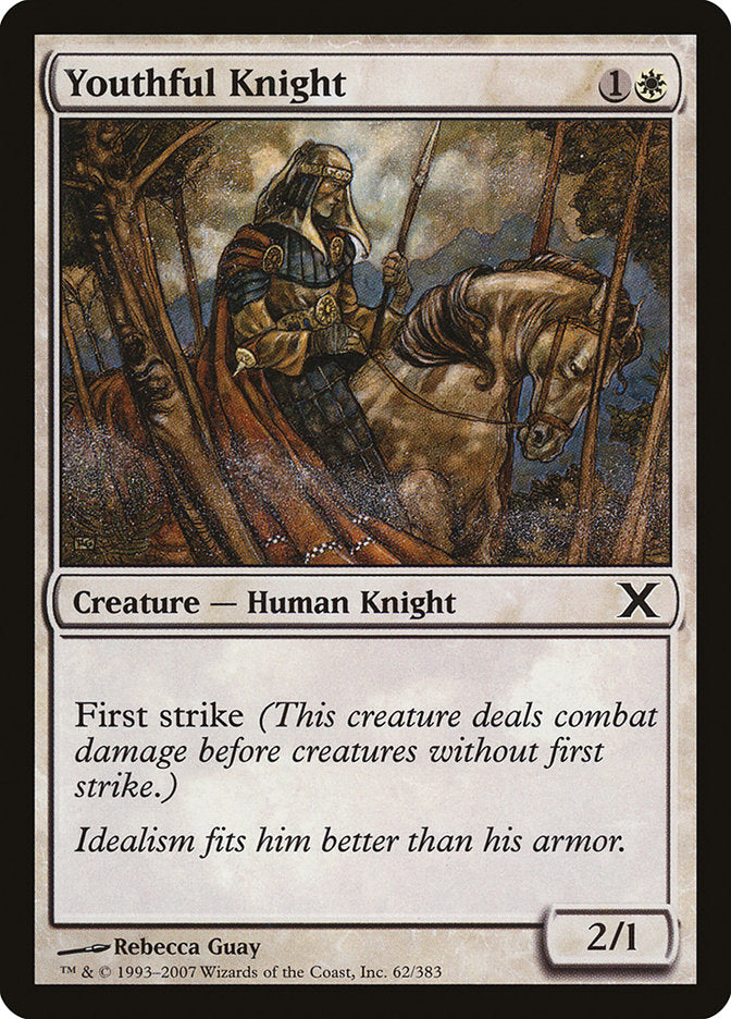 Youthful Knight [Tenth Edition] | GrognardGamesBatavia