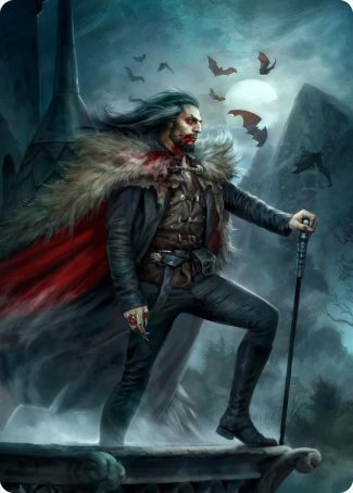 Dracula, Blood Immortal Art Card [Innistrad: Crimson Vow Art Series] | GrognardGamesBatavia